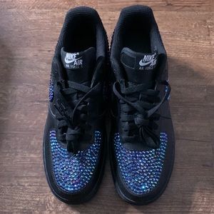 AIR FORCE ONES RHINESTONES CUSTOMIZED ..